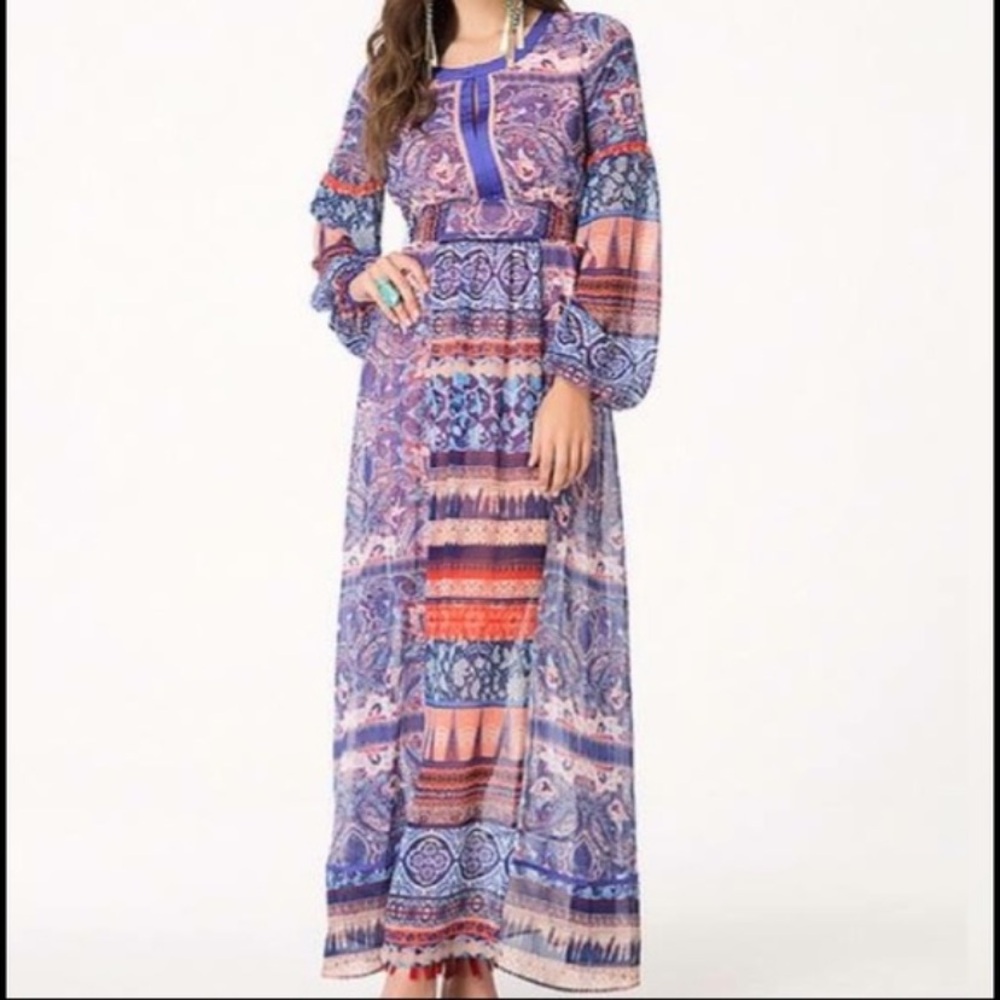 💎💓✨Int’l Exclusive sexy Bebe print maxi dress 🌷✨💄